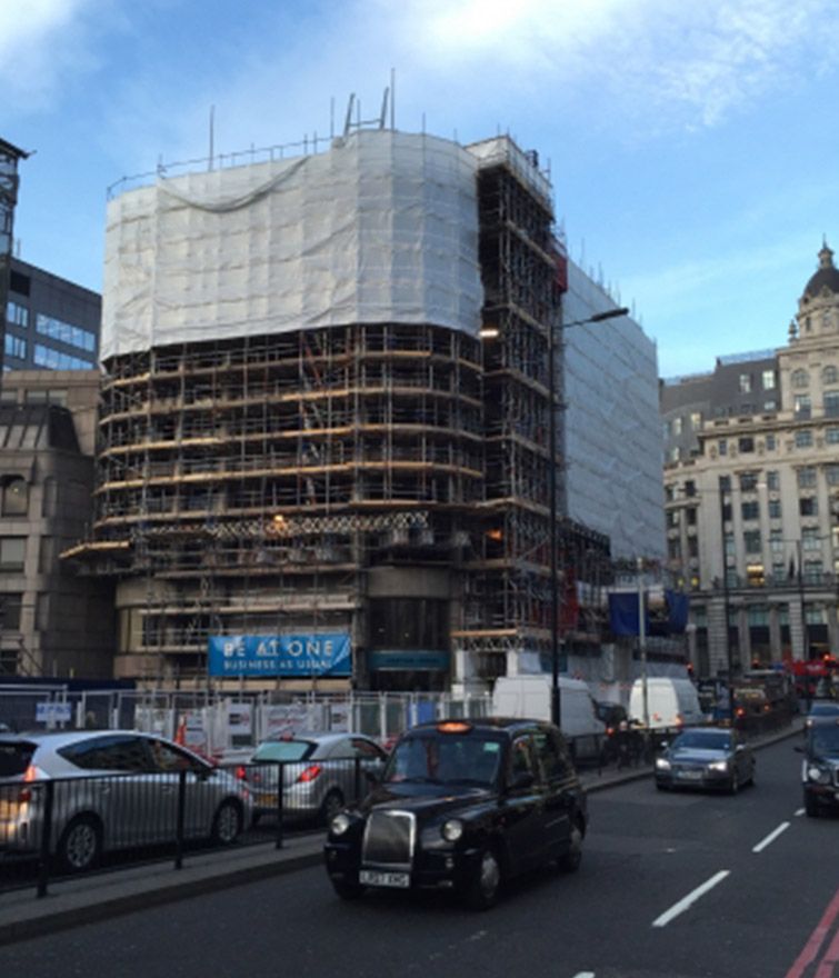 King William Street - Pavement Loading Gantry, Hoist Run-off and Cantilever Truss-out