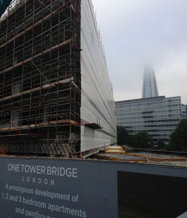 1 Tower Bridge - Various Scaffolds for Access, Loading and Public Protection